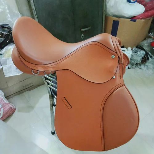 Jumping Leather Saddle Brown